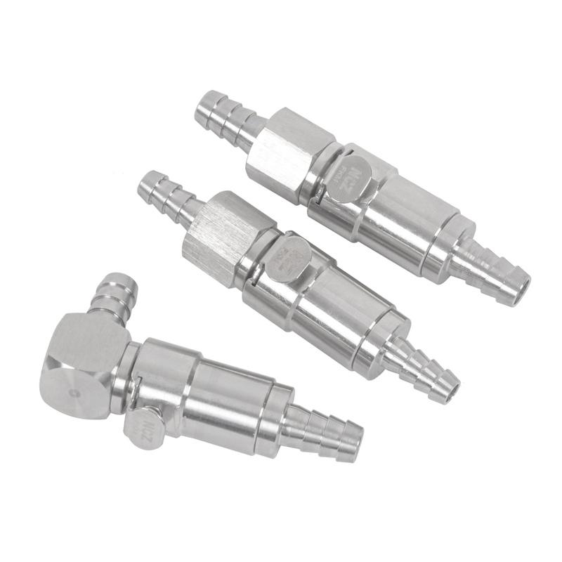 Motorcycle Quick Release 8mm 6mm Race Fuel Coupler Connector Shut-Off Valve Petrol Hose Interface Accessories