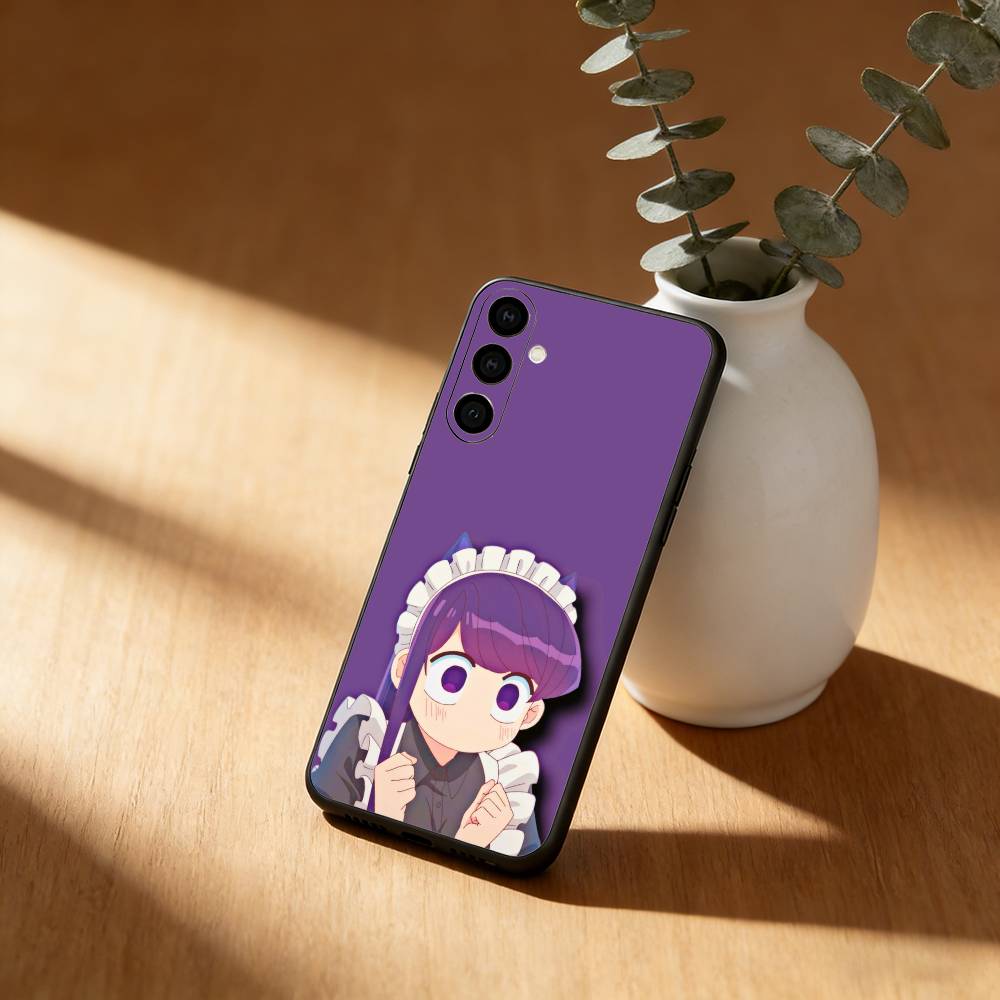 

K-Komi Anime Cannot Communicate Phone Case For Samsung Galaxy A20,21s,22,31,32,52,53,72,73,80,91 Soft Black Shell Samsung a12