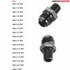AN3/AN4/AN6/AN8/AN10/AN12 To 1/8" / 1/4" 3/8" 1/2" 3/4" 1"NPT Straight Fuel Hose Adapter Pipe Thread Fitting Black