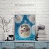 Cross Stitch Animal Rhinestone Diamond Painting Hedgehog 5D DIY Full Round Diamond Embroidery