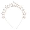Fashion Christmas Antlers Hairband Zinc Zinc Alloy Crystal Headwear Party Ornament Letter Hair Hoop