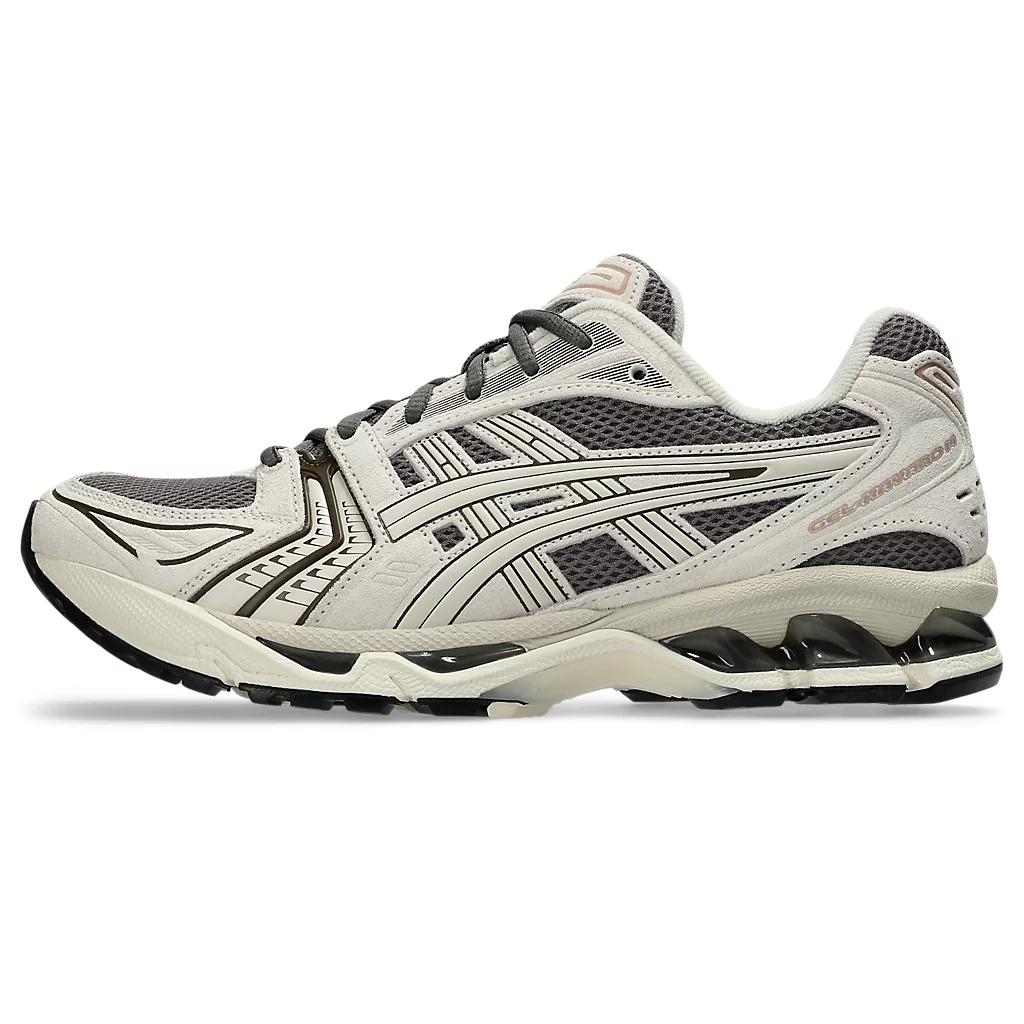 Asics Gel Kayano 14 Truffle Grey Oatmeal Unisex Sneakers Cream 1203A540-021