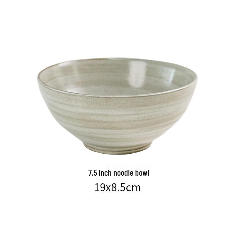 

ZISIZ Hand-Painted Japanese Ceramic Noodle Bowl