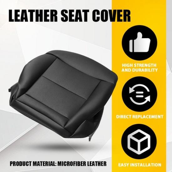 Driver Side Bottom Seat Cover Black For 2010-2014 Mercedes Benz E350 Sedan EOOK