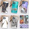 Baby Elephant Case For iPhone 14 Pro Max 16 15 11 12 13 17 Pro Max Mini 15 16 Plus 16e 17 Air Back Cover