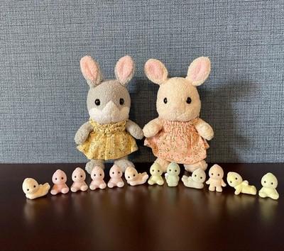 Sylvanian Families Fairy Duck Plush Rare Items set Japan Calico Critters FS