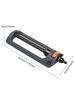 Oscillating Sprinkler Indestructible Rustproof Automatic Swing Irrigation Sprinkler 4 Modes for Large Lawn Yard and Garden Gass