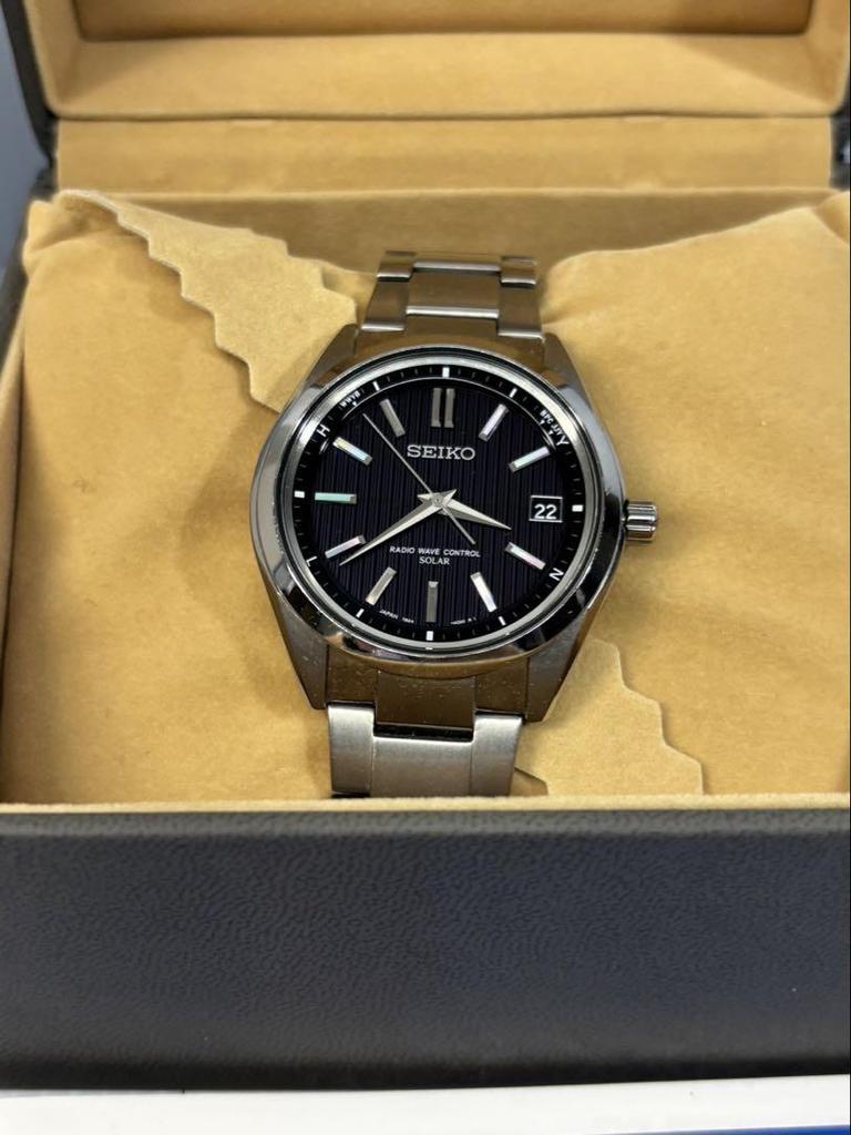 [USED] Seiko Brightz Solar Watch with Radio-Controlled Watch SAGZ083