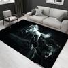 1pc 18187097250 Pattern Carpet, Area Rug For Living Room Bedroom Room Bed Chair Laundry Entryway Corridor Yard Non-slip Outdoor Camping Rug