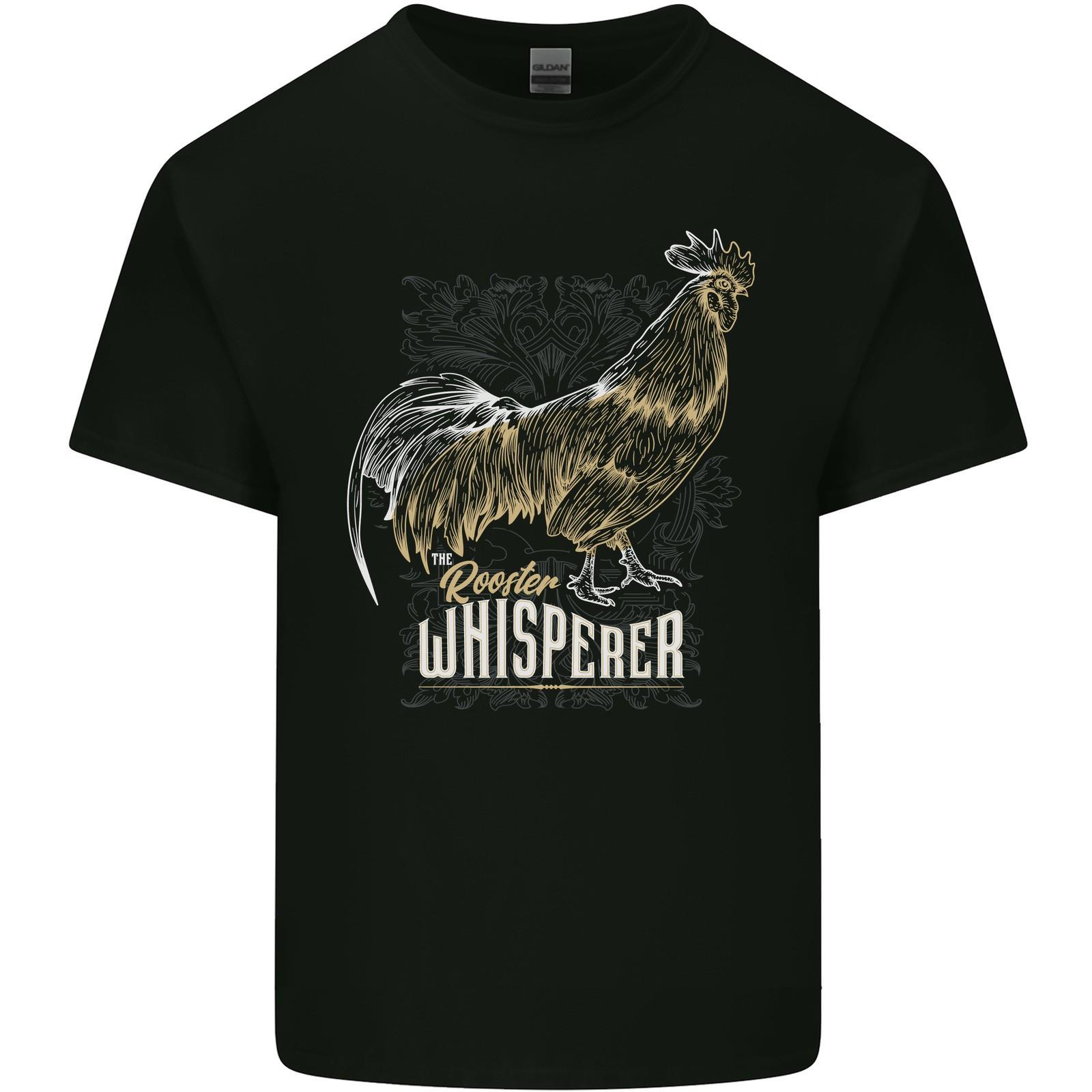 Rooster Whisperer Farmer Farming Chicken Mens Light Cotton T-Shirt S разноцветный