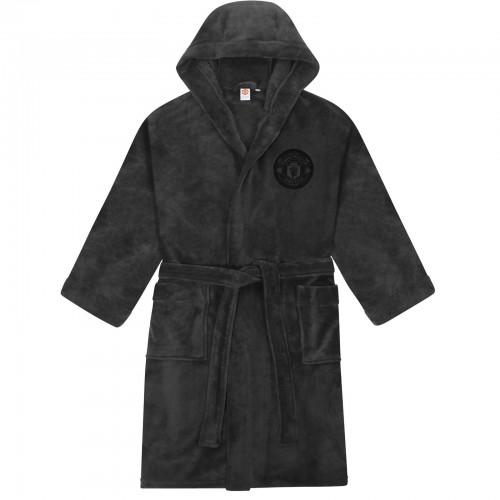 Manchester United FC Men's Crest Fleece Dressing Gown