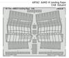 Eduard 1/48 Scale A6M2-K Landing Flap Etching Parts (for Eduard) Plastic Model Kit Parts EDU481162 (Airplane)