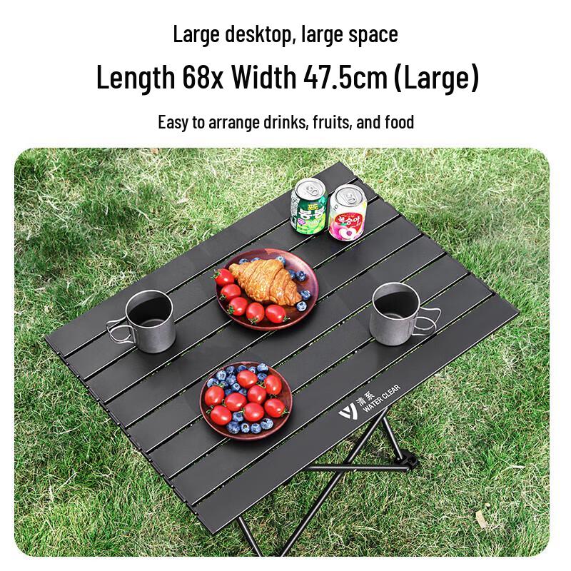 Outdoor Portable X-Leg Roll-Up Camping Table