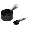 8Pcs Nesting Design Measuring Cup Rustless Steel Handle Baking Measuring Set  Home Baking