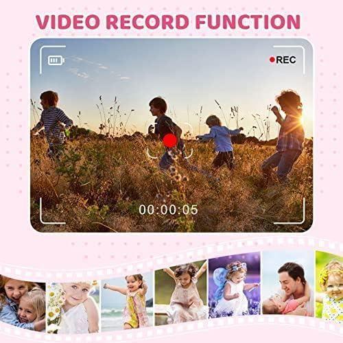 Appareil Photo Numérique Enfant ASTGMI - C3 - Rose - Rechargeable USB - Vidéo HD 1080p - 32G SD Carte