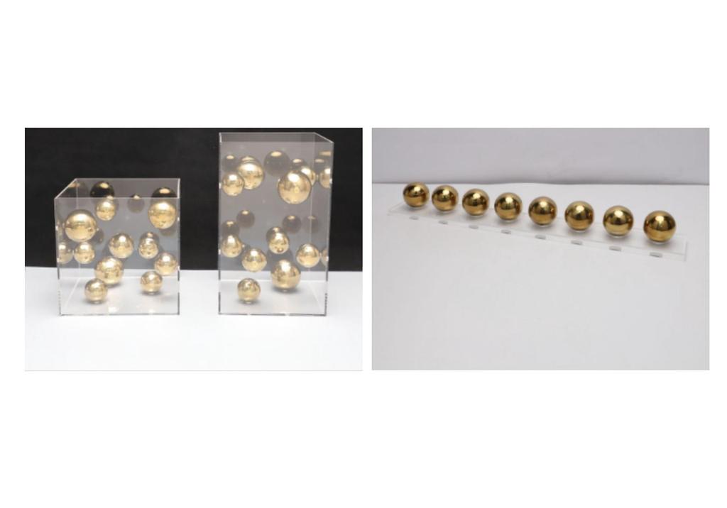 Modern European Light Luxury Acrylic Ball Ornament for Model Room and Office Decor