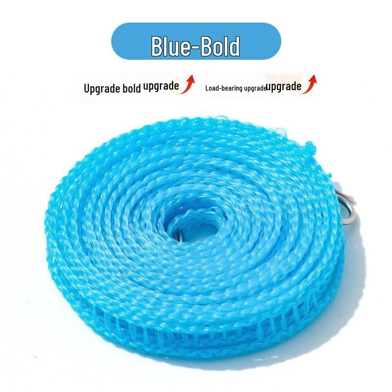 Windproof, Non-slip Clothesline for Outdoor and Travel - Thick, Reinforced, Portable Drying Rope