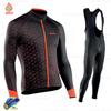 2027 Our Team Raudax Cycling Jersey Set Road Bike Winter Cycling Clothing MTB Cycling Bib Pants Men Ropa Ciclismo Thermal Fleece