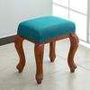 1Pc Footstool Removable Dressing Stool Cover Elastic Chair Cover Protector Polyurethane Elastic Fiber Stool Cover