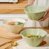 Cream Style Ceramic Noodle Bowls