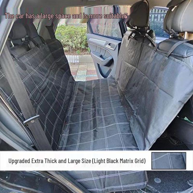 Pet Car Seat Cover & Dog Bed: Anti-Stain Back or Front Seat Protector for Medium & Large Dogs