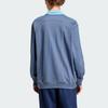 adidas Originals Kapuzenpullover mit Kragen, drei Streifen und halbem Reißverschluss IS2147