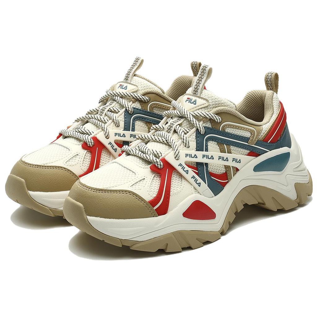 FILA Sofia 1S Fishbone Shoes Trendy Comfortable Versatile Low-Top Casual Shoes Women sneakers Light-Gray Brown F12W341105FAT