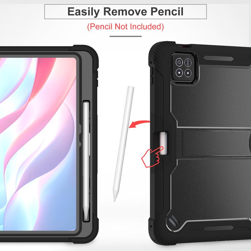 Case For Xiaomi Pad 6 7 8 Pro /Poco X1 11.2" and Redmi Pad 2 SE Pro Poco C1 Pocp M1 12.1"With Kickstand and Pen Slot Rugged Full Body Protective