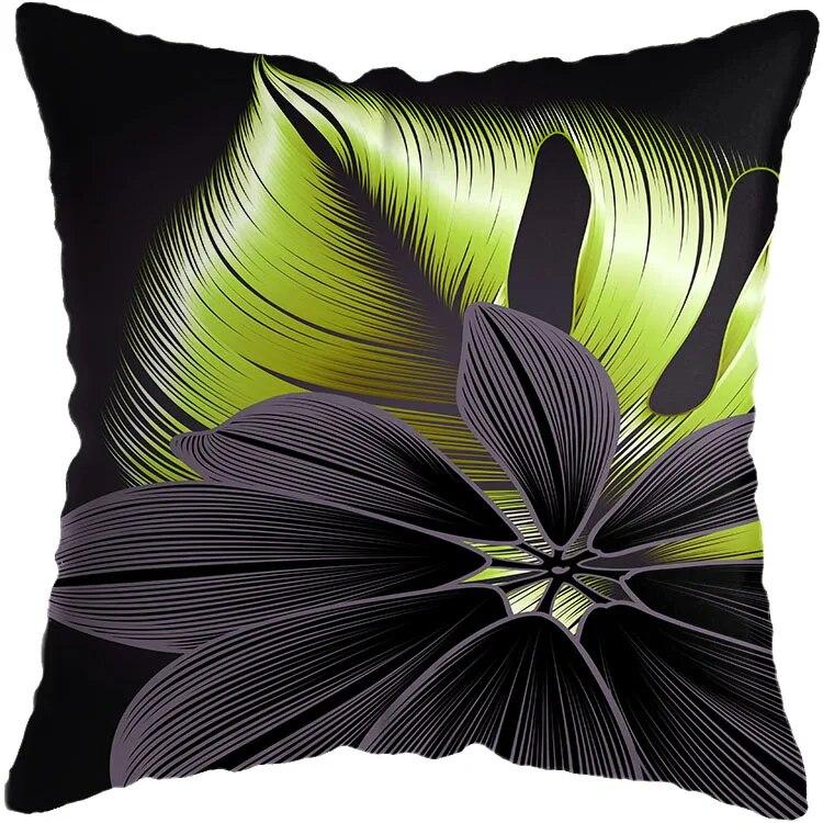 

Подушка для дивана, черная подушка, чехол для офисной подушки, домашний декор, подушка для спальни, наволочка 40x40cm