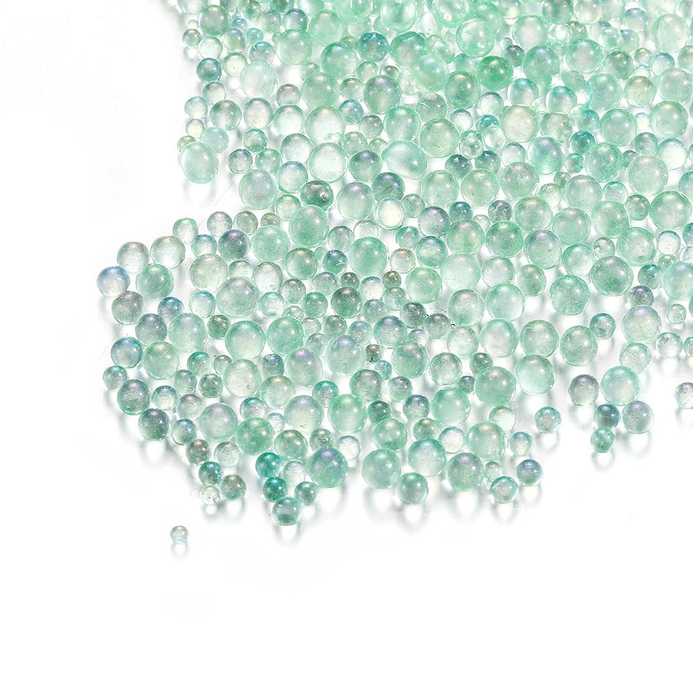 100g/Lot Colorful Mix Water Bubble Bead Mix Kawaii Epoxy Resin Fillings Mini Beads for DIY UV Epoxy Crafts Resin Art Supplies