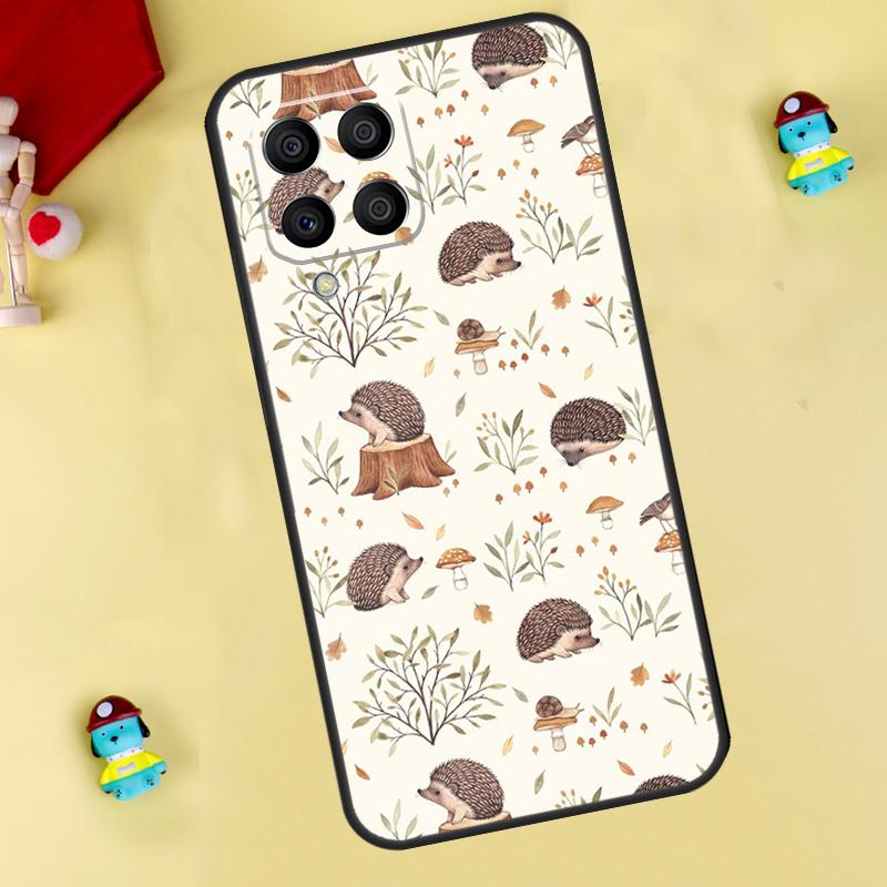 Cute Hedgehog Case For Samsung Galaxy M35 M55 M15 M11 M12 M13 M14 M06 M16 M36 M56 M31 M53 M32 M52 M34 M54