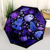 1pc Ghost Pumpkin Halloween Ideas Pattern Automatic Umbrella Is Fashionable and Good-Looking, a Portable 3-Fold Umbrella, Suitable for Trave