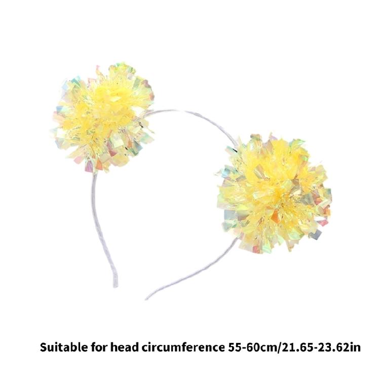 Adjustable Glittering Headwear Comfortable Headbands Birthday Party Headwear for Cosplay and Holiday Parties