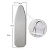 Housse de planche à repasser premium argentée, anti-poussière, de haute qualité, fabriquée sur mesure