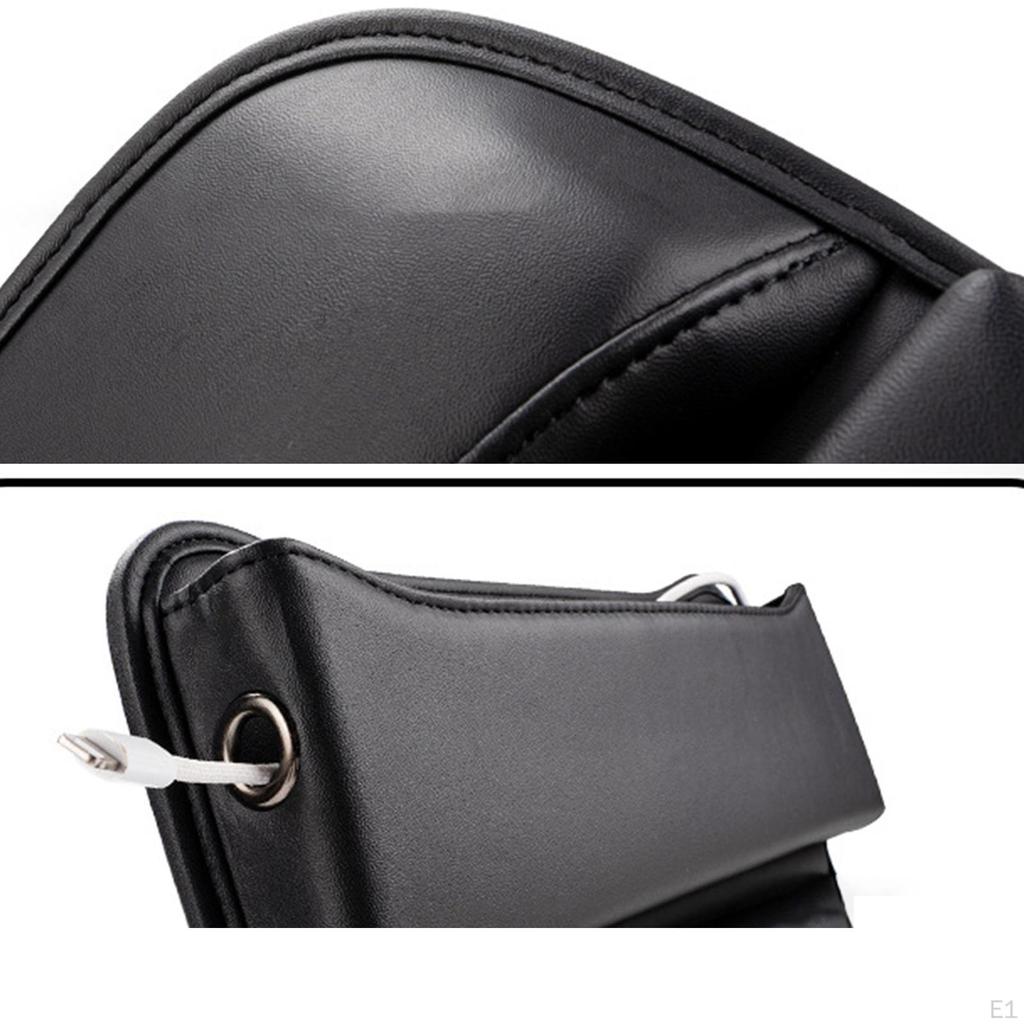 Multifunctional Car Seat Gap Organizer PU Leather Auto Console Side Storage Box Crevice