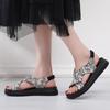 Beautiful platform sandals women's summer skirt new Chinese casual sandals