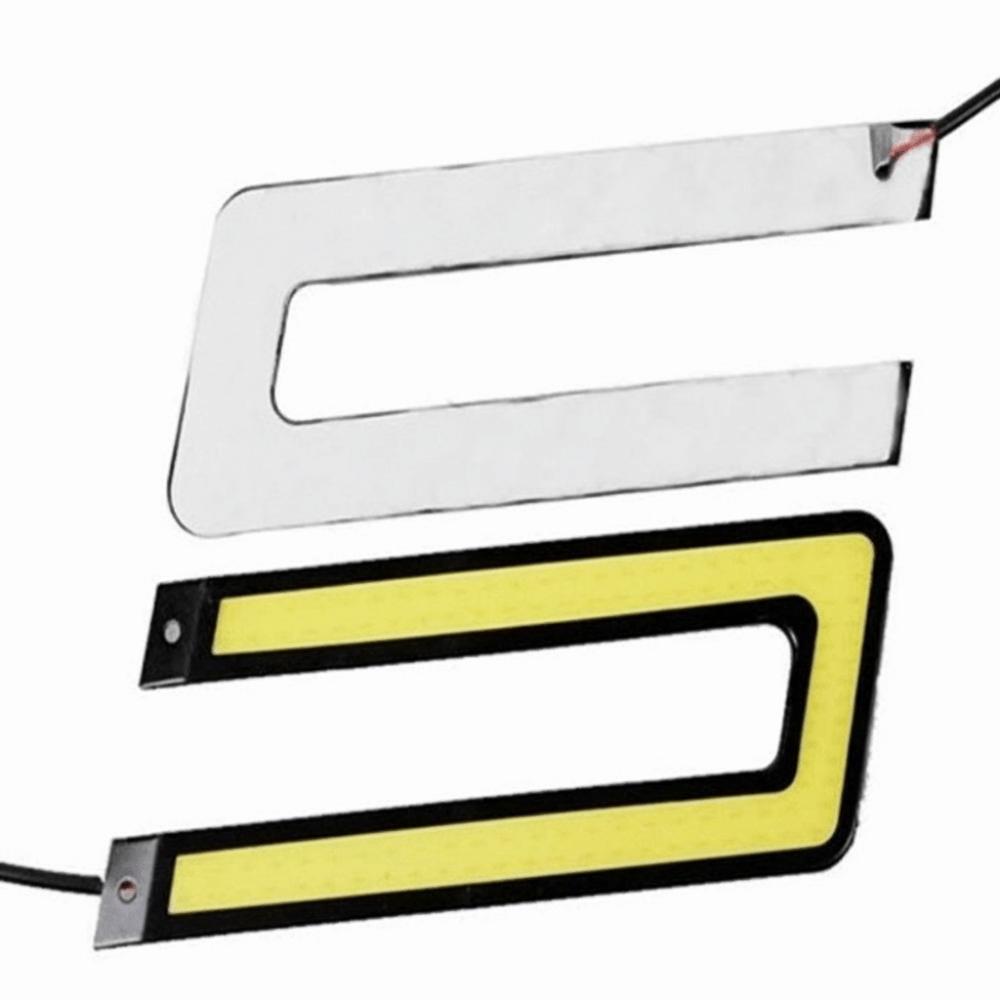 Bright LED DRL Daytime Light U Shape Design COB LED Light Running Light  Automotive Application