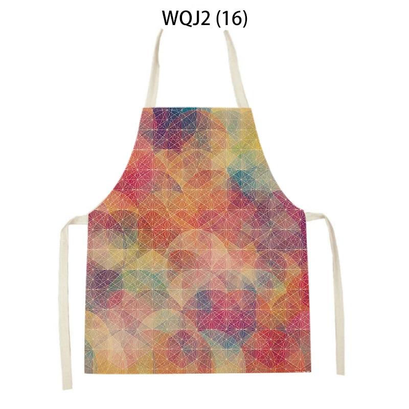 Ärmellose Küchenschürzen für Erwachsene und Kinder, ärmellose Schürzen mit abstraktem Geometriedruck, Back- und Kochzubehör, Reinigungsschürzen