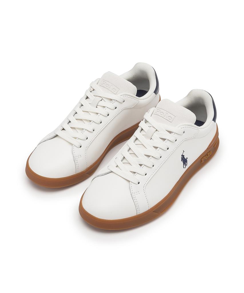 Polo Ralph Lauren Heritage Court Ii Leather Sneakers - White