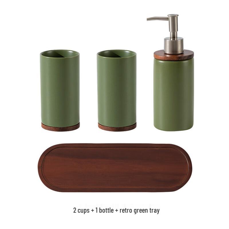 Shangqi Ceramic Bathroom Wash Set