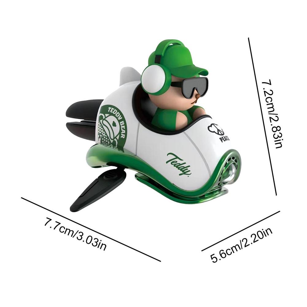 Essential Oil Diffuser For Car Car Mounted Fragrance Air Outlet Perfume Cartoon Automotive Air Outlet Fan Cute Car Air Outlet