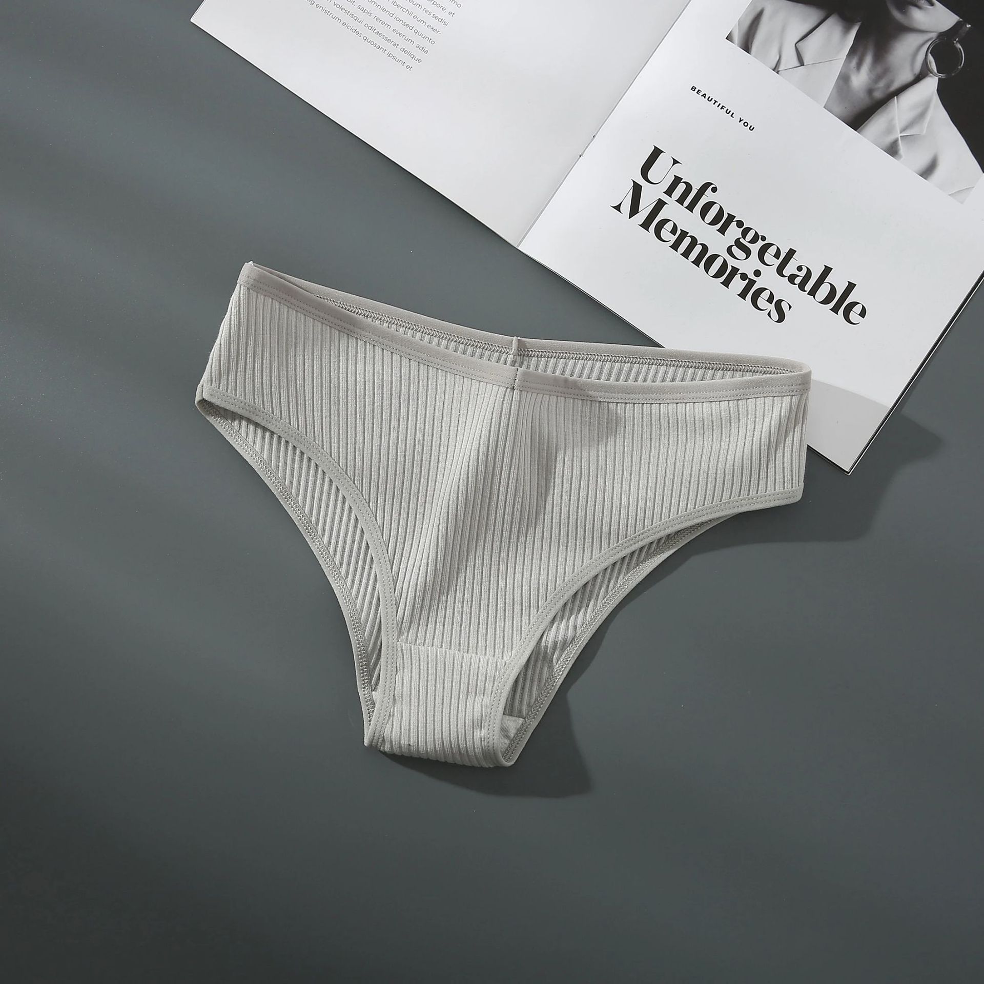 

CFSC Женское нижнее белье больших размеров, однотонное нижнее белье с принтом XXXXL серый