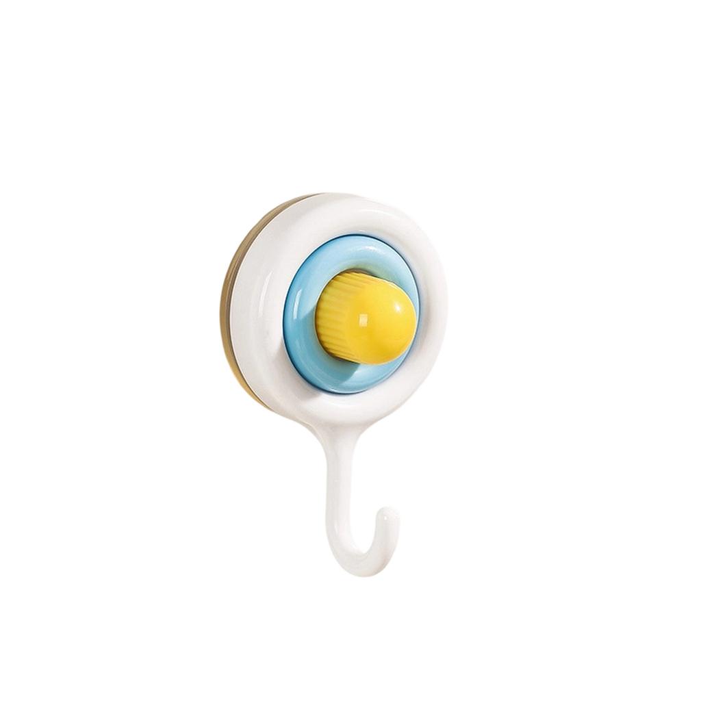 Cute Punch-Free Suction Cup Hooks, Traceless Wall Hangers for Dorm Home Kitchen