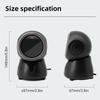 1D 2D QR Desktop Wired Bar  Scanner High-speed    ds-  Automatic Sense Rder USB Port Plug&Play Compatible with Window   Syste