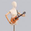 Cowboy Star Pattern Ukulele Strap Leather Adjustable Shoulder Strap Acoustic Ukulele Belt for Comfortable Playing
