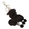 Poodle Key Ring Bag Charm Guccioli Brown/gold GG Supreme Canvas Unisex Used