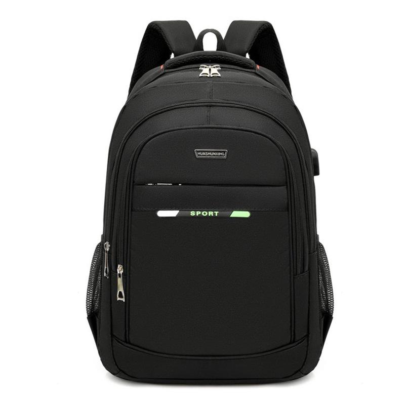 Schoolbag Casual Simple Backpack Fashion Trend Oxford Cloth Large Capacity Student School Bag Breathable Comfortable Computer Backpack