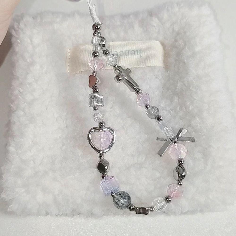 Hanging Rope Phone Wrist Strap Phone Charm Cellphone Lanyard Butterfly Phone Chain  Jewelry Gift