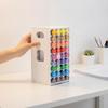 Paint Storage Rack with 72 Compartments Space-Saving for Desk, Artists