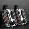 Aluminum Alloy Bicycles Pedals Nonslip Wide Flat Pedals Reflective Sheet Safety Cycling Platform Pedals for Road Bike